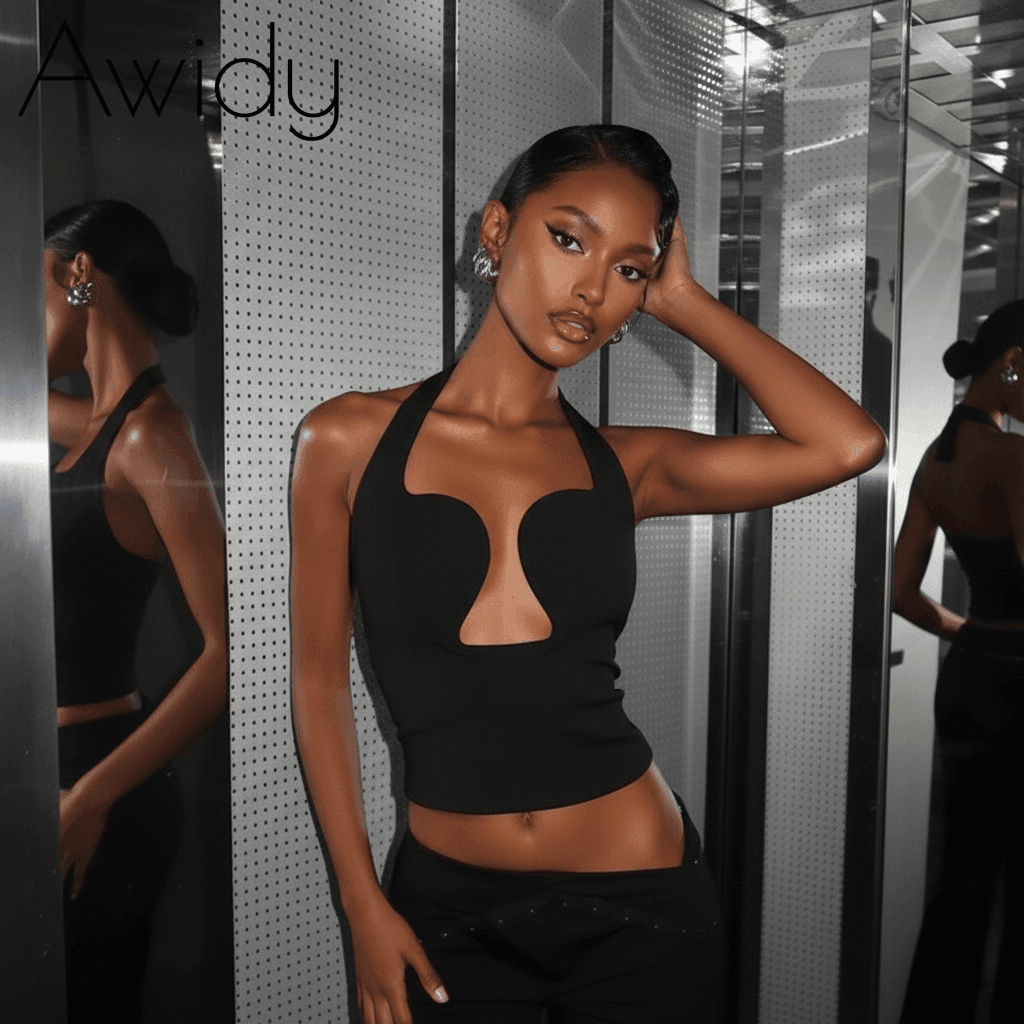Halter Keyhole Top