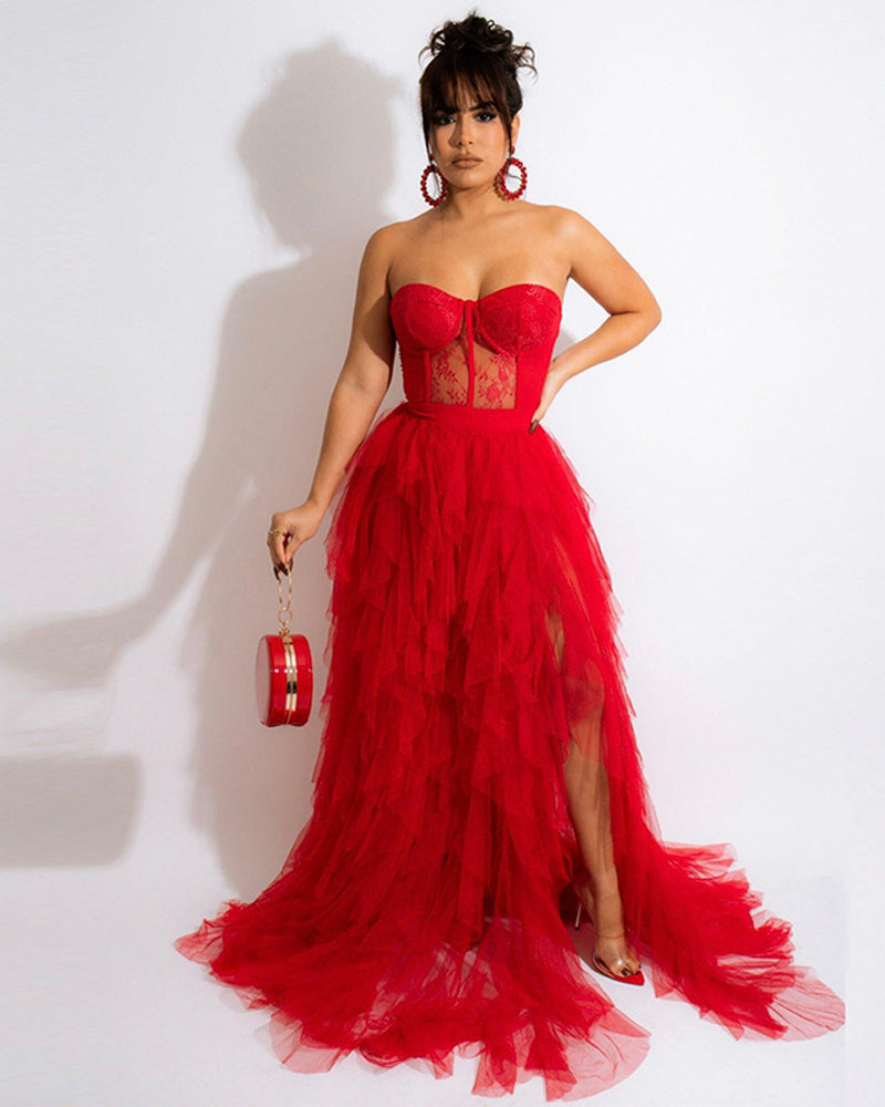 Wifey Dress Red