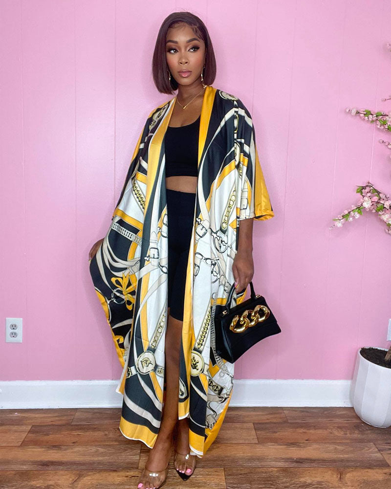 Winner Kimono YZ-BlackYellow ONESIZE