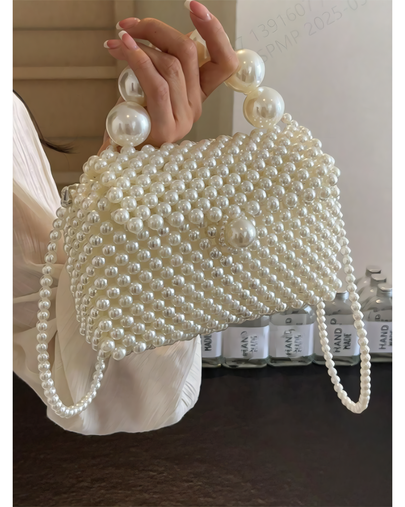 Pearl Weave Mini Shoulder Bag