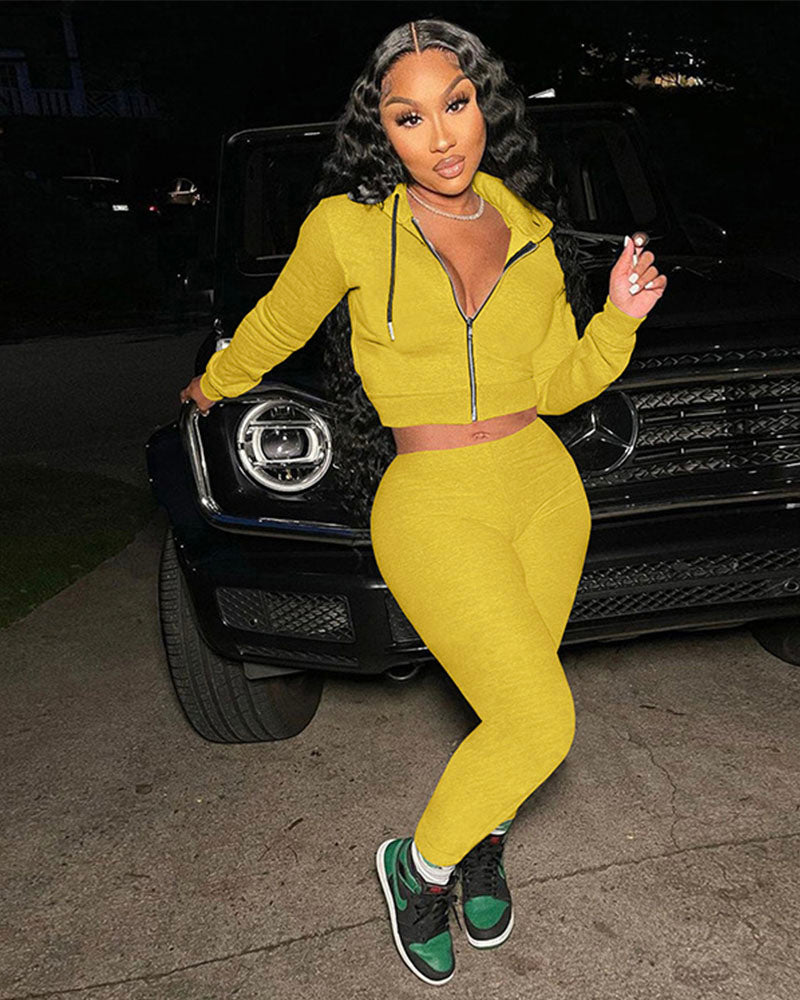 Workout & Chill Set Yellow