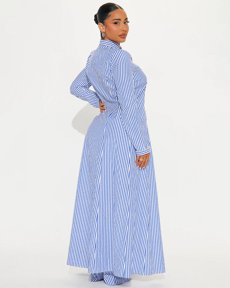 Yacht Trip Stripe Pant Set