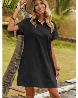 Amelia Mini Shirt Dress