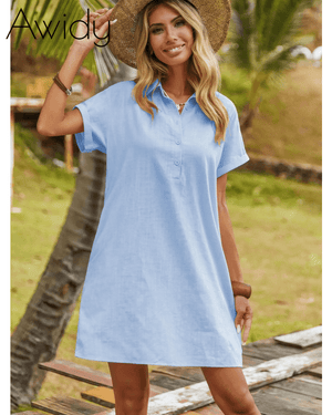 Amelia Mini Shirt Dress