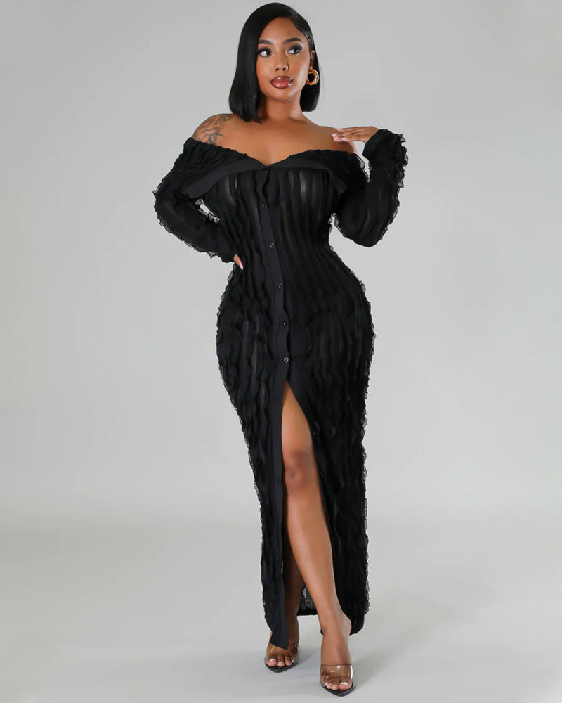 Baybee Midi Dress Black