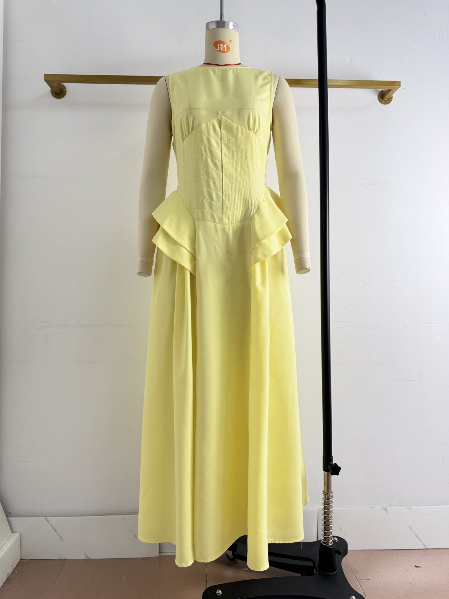 African Solid Patchwork Maxi Dress for Summer Casual