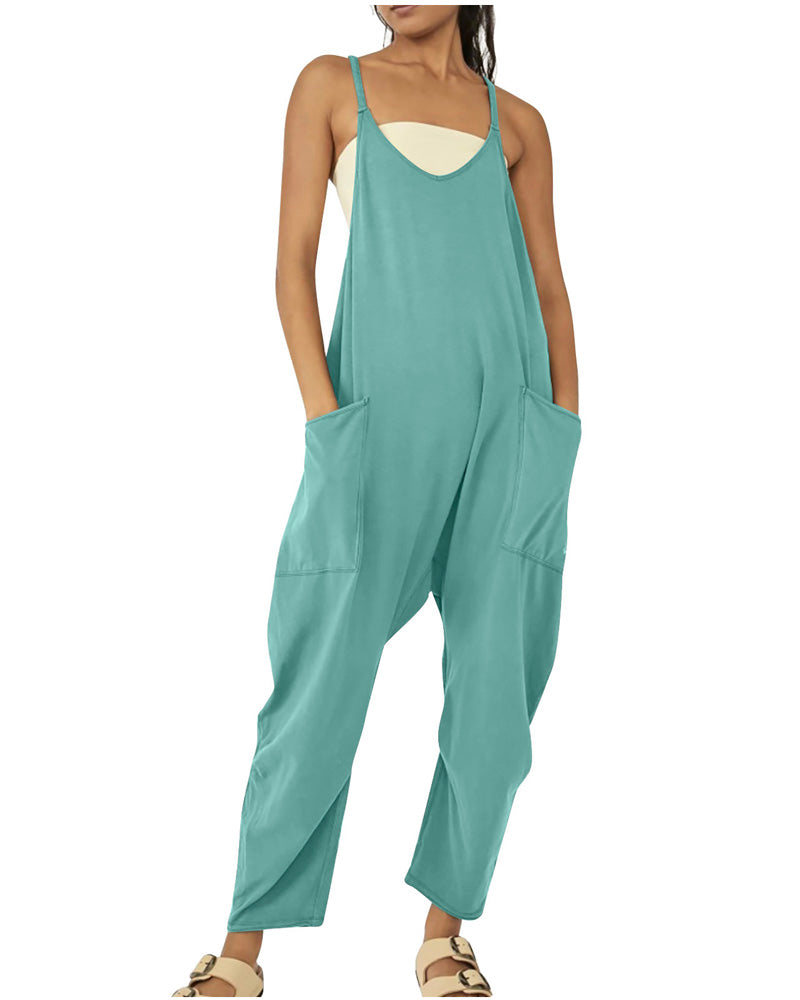 Big Pockets Jumpsuit GREEN