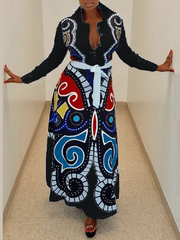 Robe à imprimé papillon