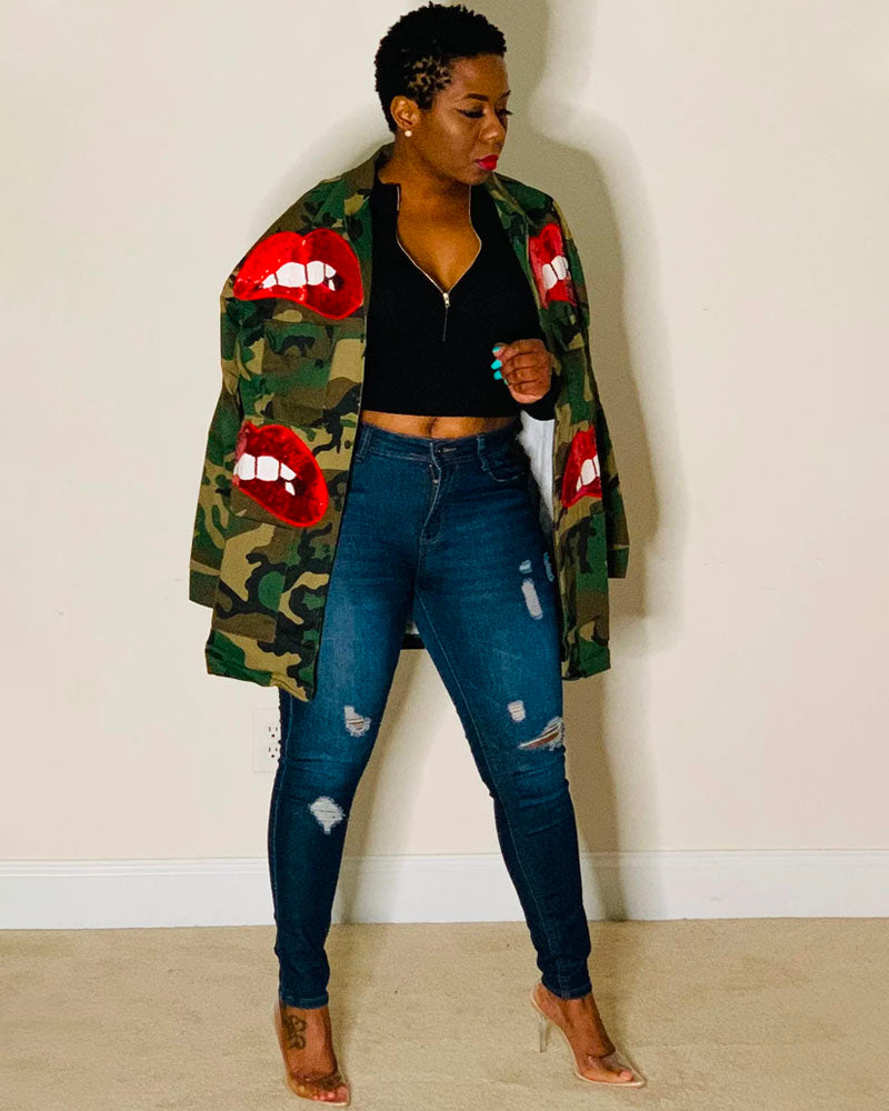 Camo Kisses Jacket