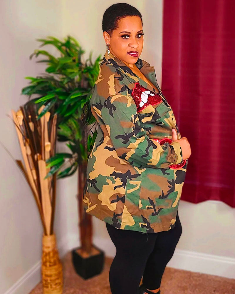 Camo Kisses Jacket