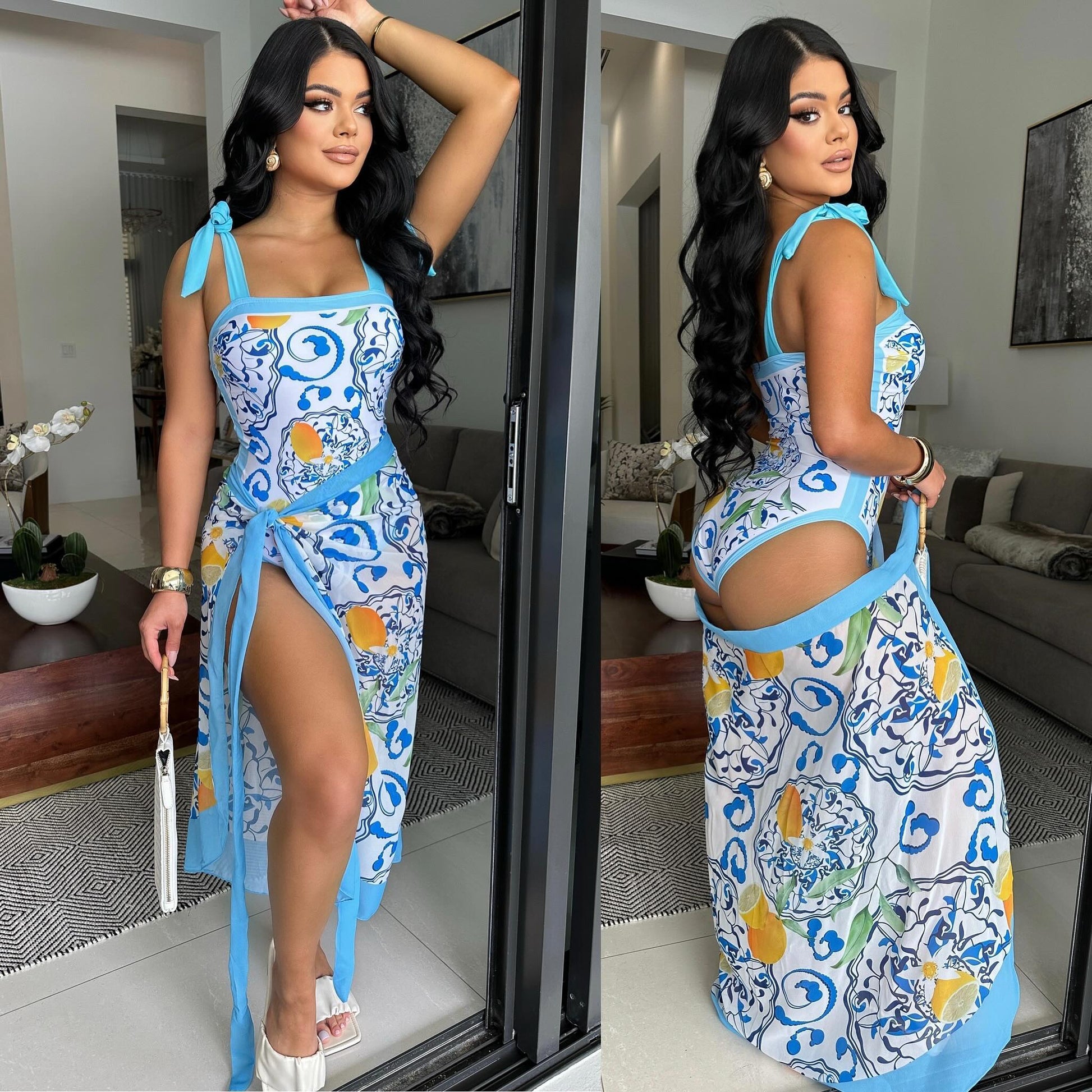 Capri Summers Swim Set Capri Sky Blue