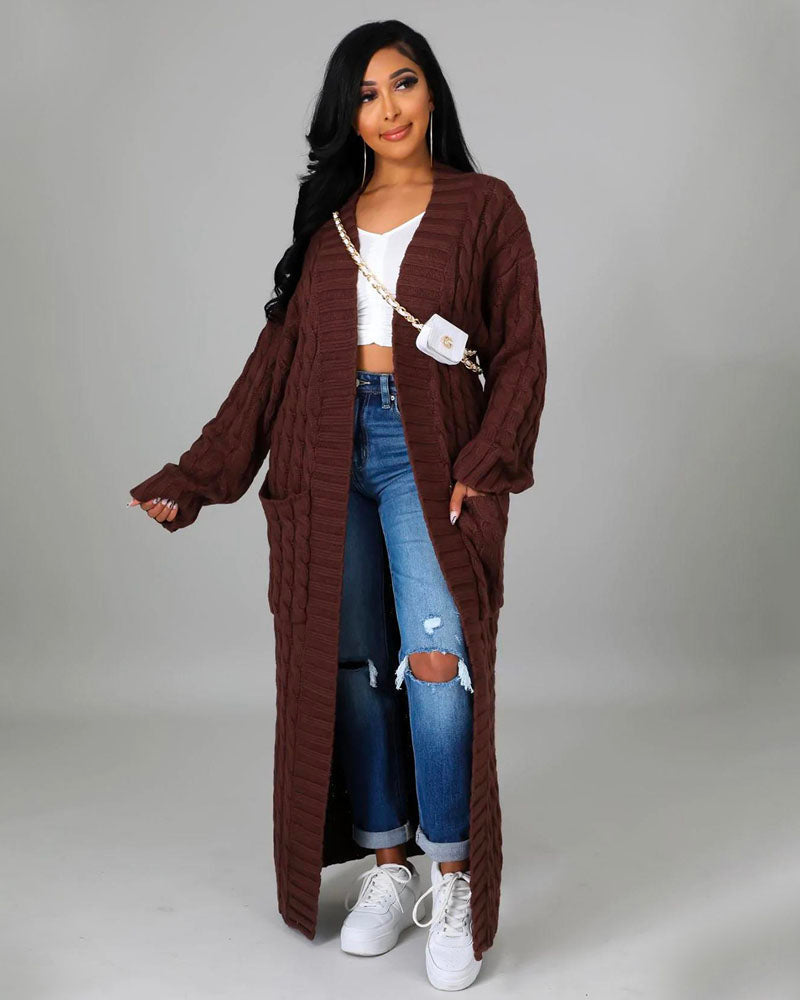 Lennox Knit Everyday Cardigan Brown