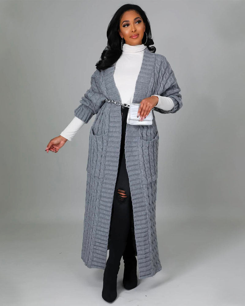 Lennox Knit Everyday Cardigan Grey