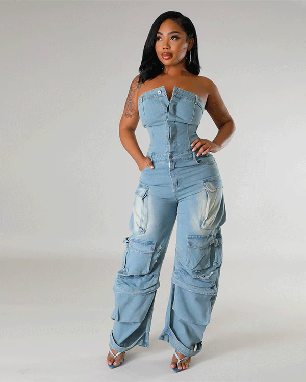 LORI LUXE EDITION CARGO JUMPSUIT 2XL