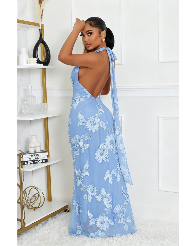 Love Muse Halter Maxi Dress