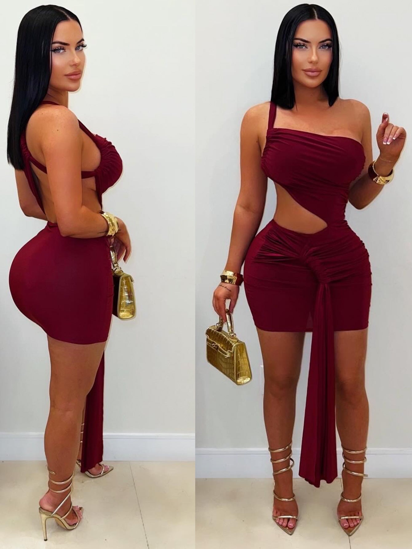 One-Shoulder Dress for Evening Parties