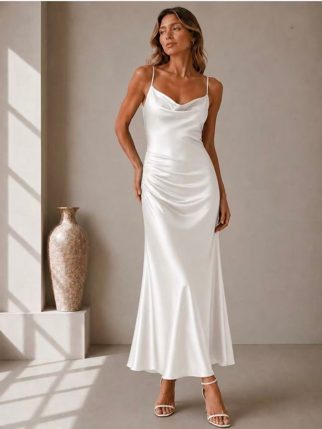 Spaghetti Strap Dress for Casual Wear