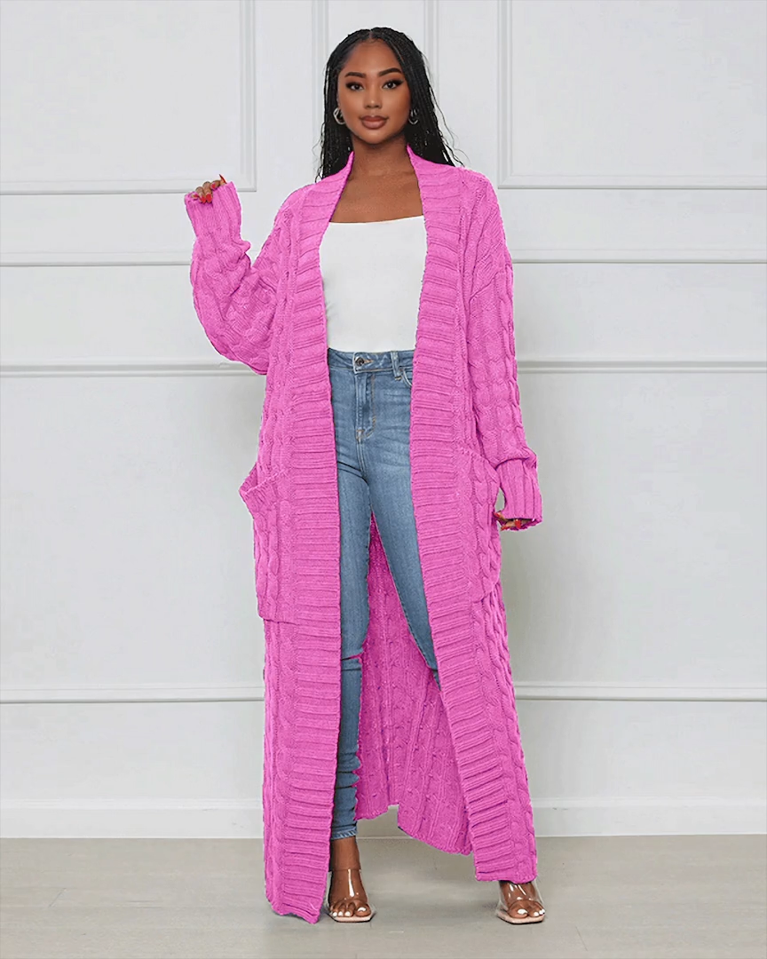 Lennox Knit Everyday Cardigan Rose Pink
