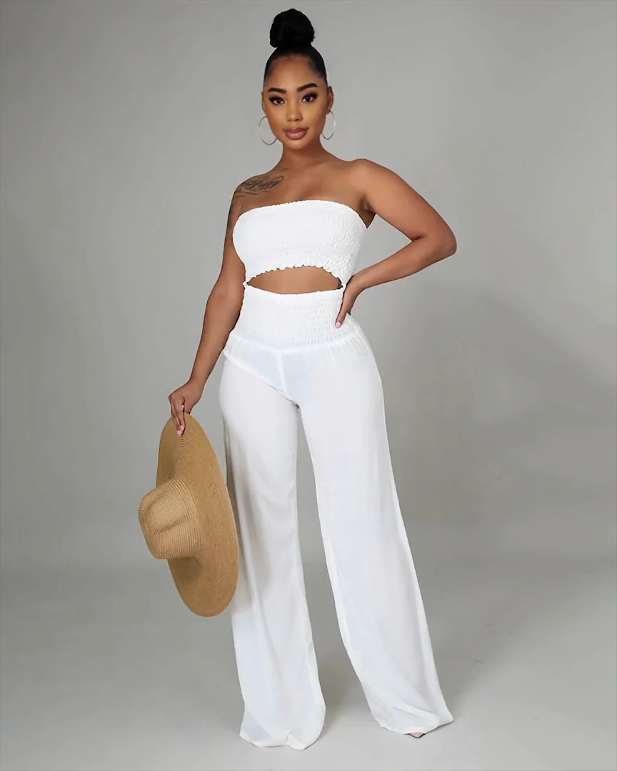 Jamison PANTS SET WHITE