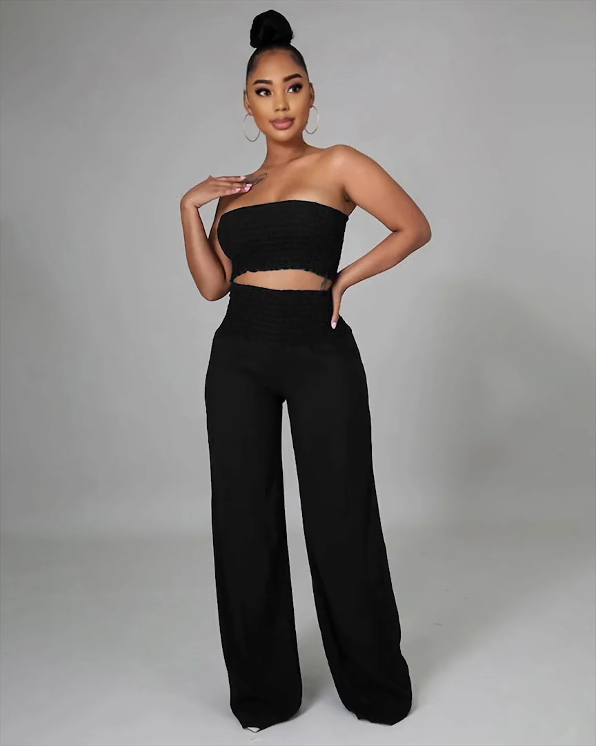 Jamison PANTS SET BLACK