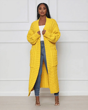 Lennox Knit Everyday Cardigan Yellow