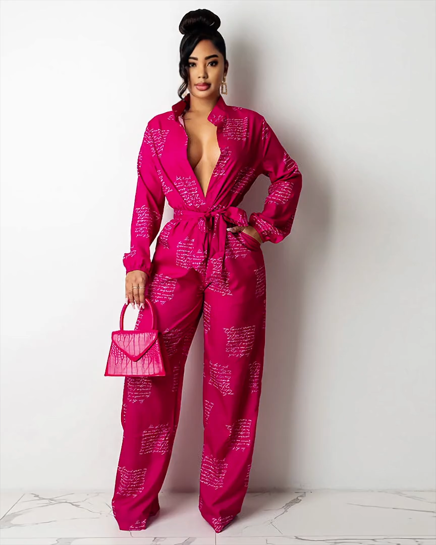 We Got News Jumpsuit PINK