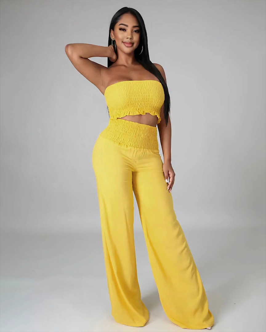 Jamison PANTS SET YELLOW