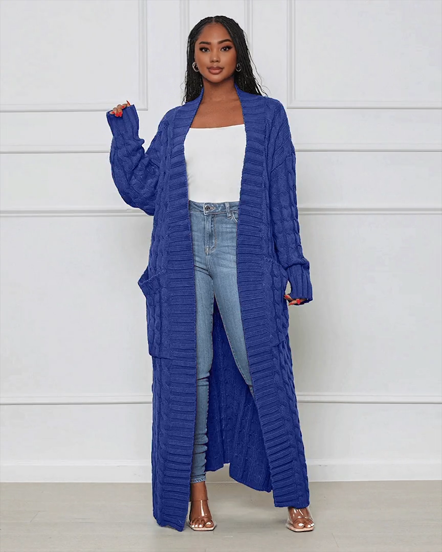 Lennox Knit Everyday Cardigan Blue