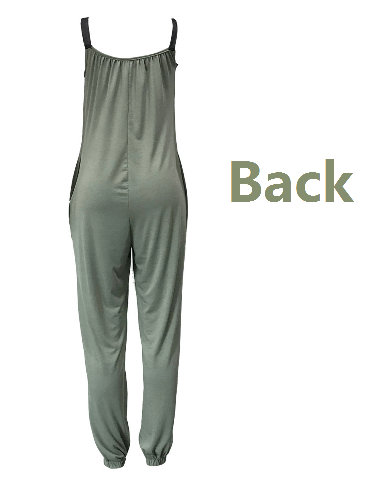 Ärmelloser, lässiger Jumpsuit