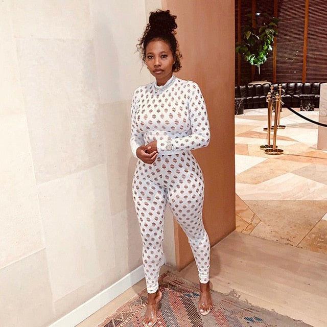 Hollow Sexy Long Jumpsuit