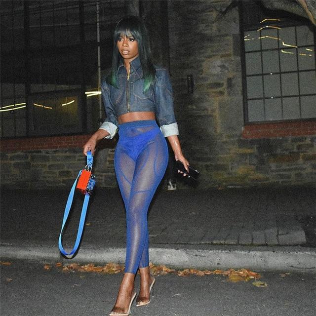 Mesh See Through Leggings