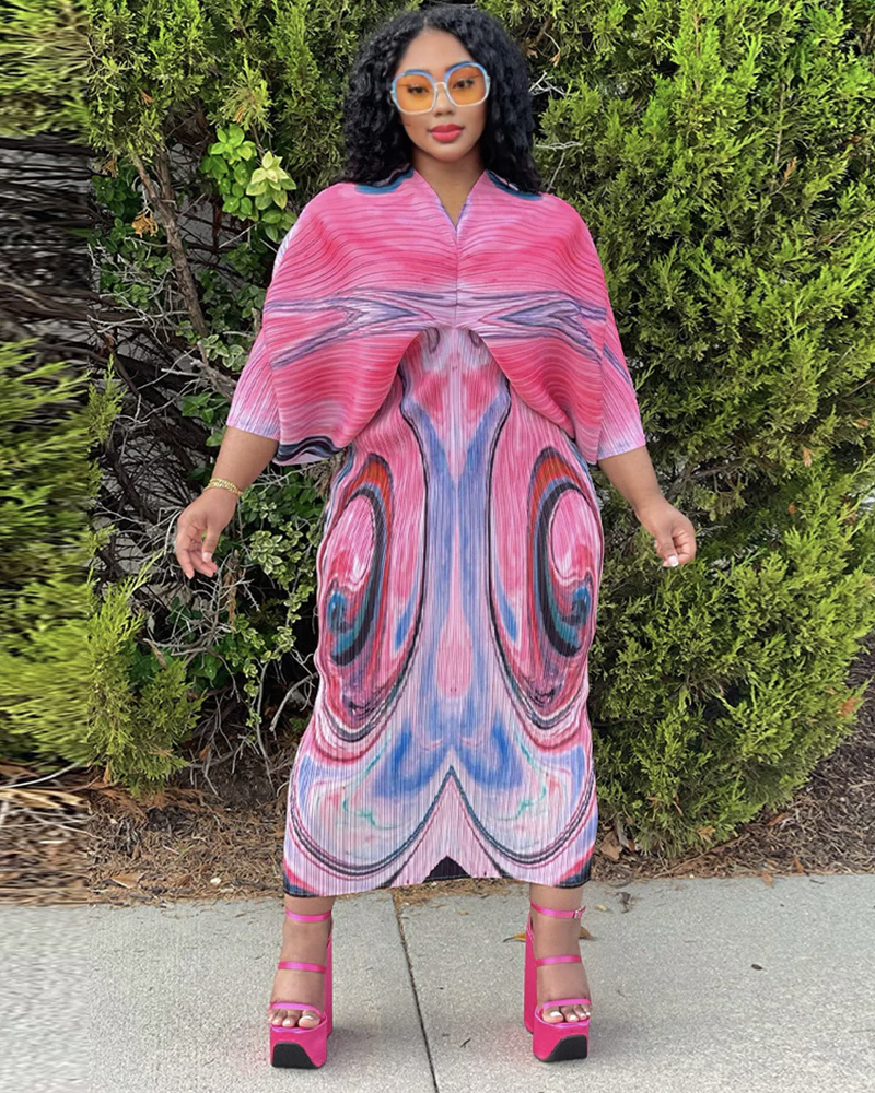 SADE Accordion MIDI DRESS Sade Pink FreeSize