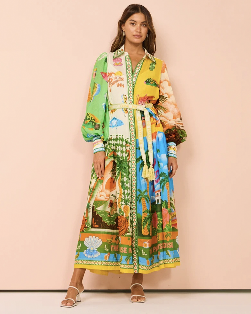 Villa Seeker Shirt Dress Seeker-skyblue