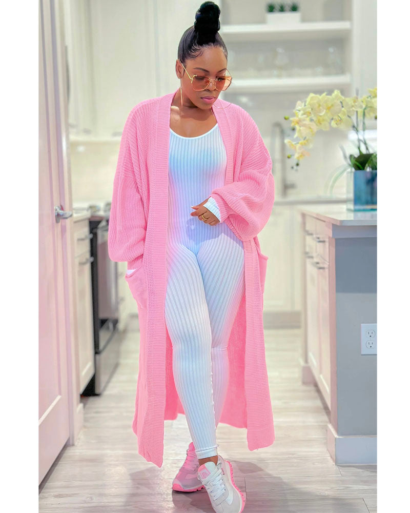 Sweater Girl Cardigan Pink
