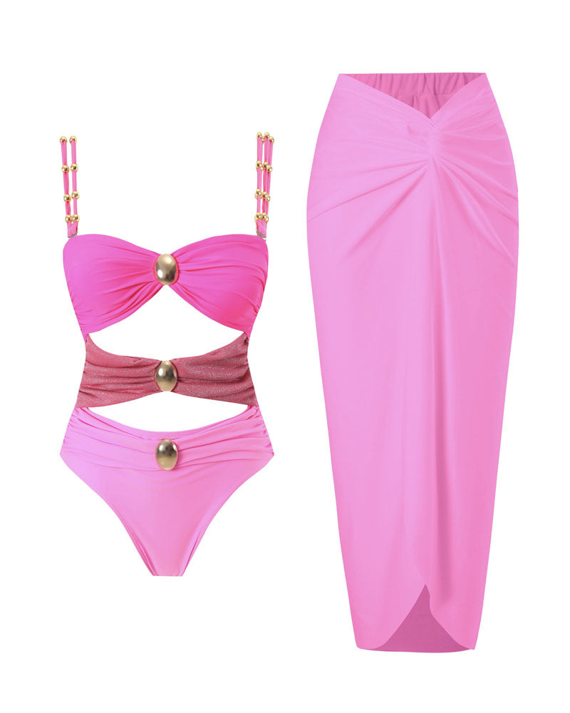 Mai Tai Baby Swimwear Swimsuit Set Pink
