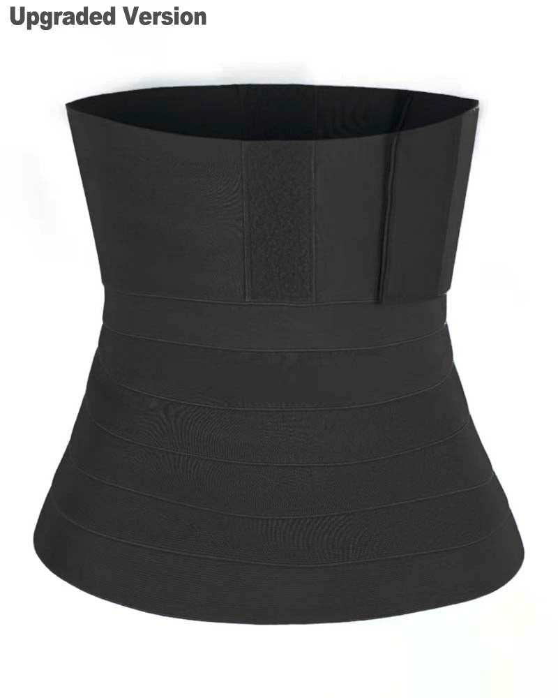 Miracle Snap Back Wrap Band Version 2 (Has Loop + 6 Levels of Velcro) Black One Size Fits All
