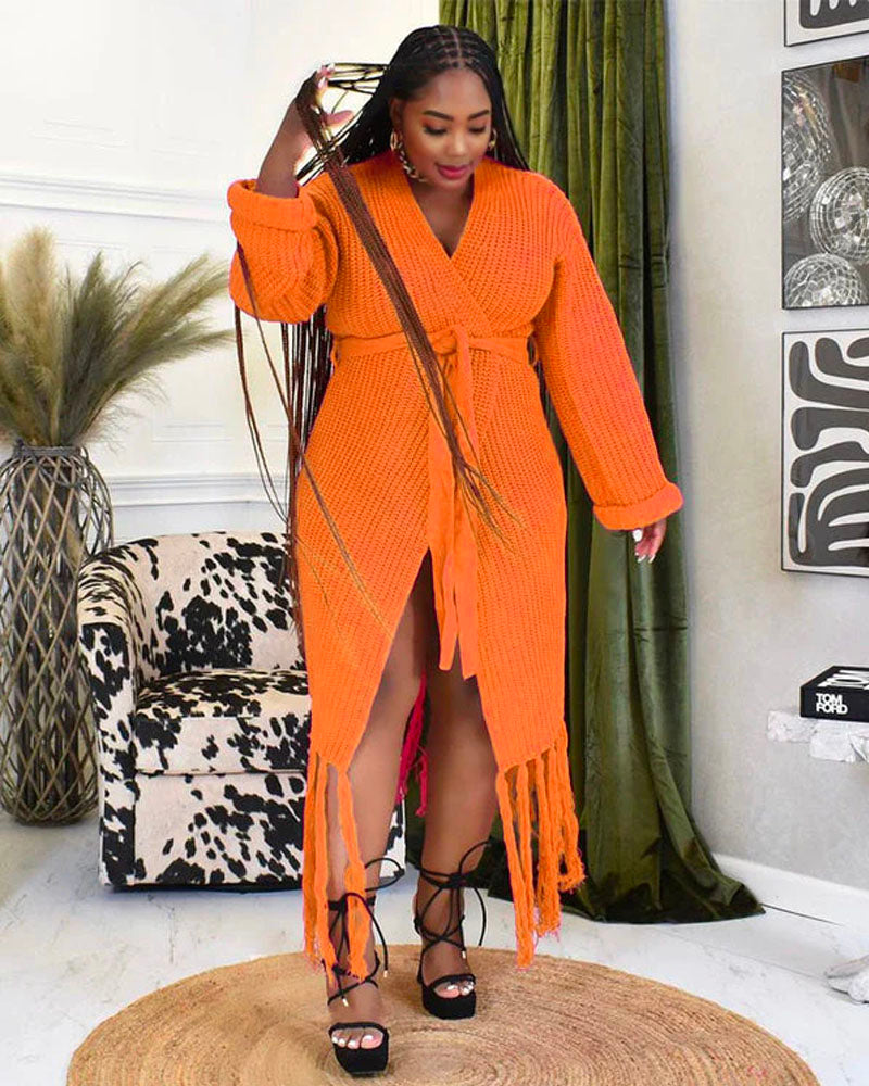 Zoe cardigan Orange
